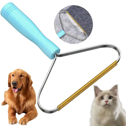 2-Piece Reusable Pet Hair Remover Set - For Carpets, Couches & Cars