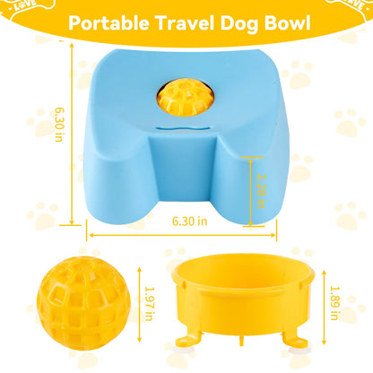 Silicone Slow Feeder Lick Bowl - Wet Food, Broth & Anxiety Relief