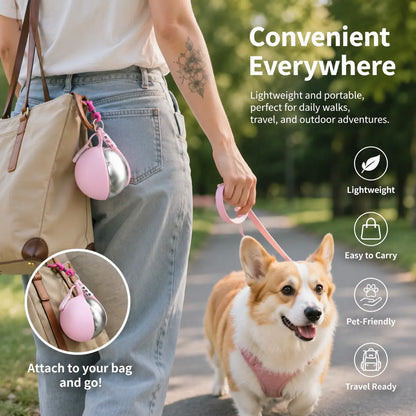 No-Spill Floating Water Bowl - No More Wet Floors or Sloppy Chins