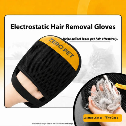 Reusable Pet Hair Remover Glove - Wipe Fur Off Anything, Instantly