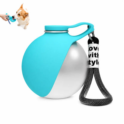 No-Spill Floating Water Bowl - No More Wet Floors or Sloppy Chins