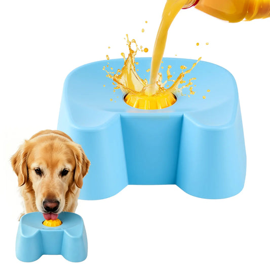 Silicone Slow Feeder Lick Bowl - Wet Food, Broth & Anxiety Relief