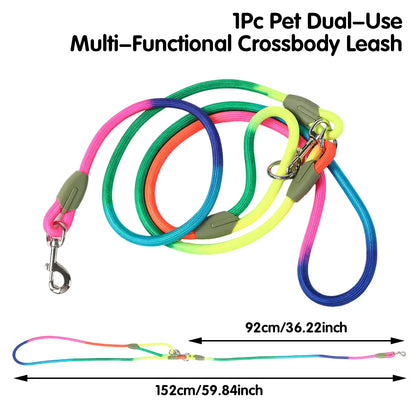 Hands-Free Crossbody Dog Leash - Run, Hike & Train With Hands Free