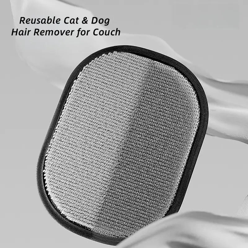 Reusable Pet Hair Remover Glove - Wipe Fur Off Anything, Instantly
