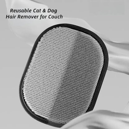 Reusable Pet Hair Remover Glove - Wipe Fur Off Anything, Instantly