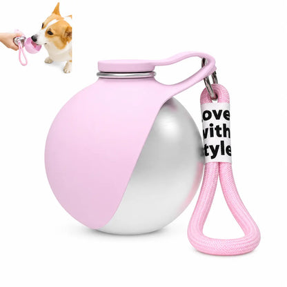 No-Spill Floating Water Bowl - No More Wet Floors or Sloppy Chins
